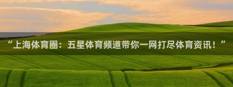 “上海体育圈：五星体育频道带你一网打尽体育资讯！”